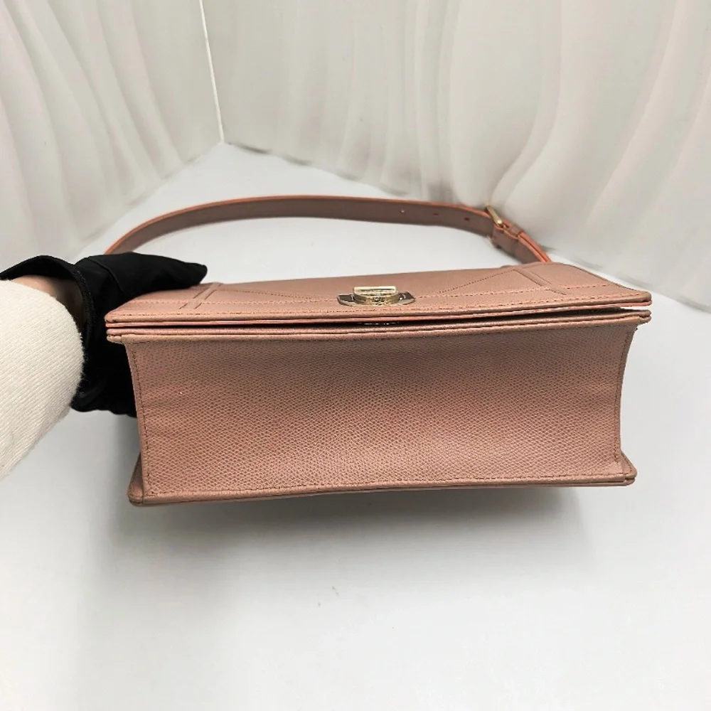 DIOR Diorama Medium Shoulder Bag Blush Pink Grained Calfskin - Picture 7 of 12